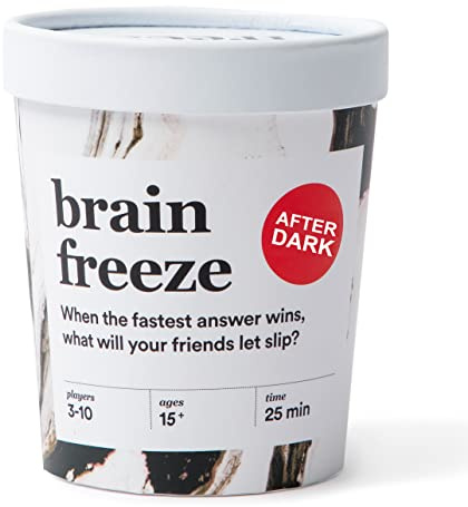 Player Ten Brain Freeze After Dark Party Game - The Hilarious Speak-Before-You-Think Card Game for Friends, Family, College Students, Fun Parties and Board Games Night with Your Group