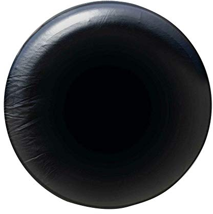 Mdurian 13 Zoll Schwarz Reserveradabdeckung Reifencover für alle Durchmesser (55cm-58cm/22-23) Anhänger Auto Universal PVC Wasserdicht Staubdichter Schutz
