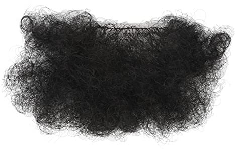 Gefälschtes Privates Haar, Schwarzes Realistisches Gefälschtes Schamhaar, Bikini Körperbehaarung, Atmungsaktive Haarperücke für Männer und Frauen, Puppenkörper Schambehaarung