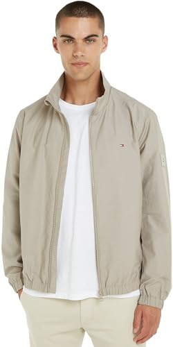 Tommy Hilfiger Cazadora de Entretiempo para Hombre Blouson, Beige (Smooth Taupe), S