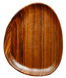 AVFORA Piatti piani in vetro trasparente Vassoio scodella Set di stoviglie Forniture da cucina Pane Frutta Torta Piatto Piatto di servizio Vassoi for alimenti