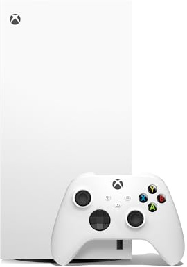 Xbox Series X - All Digital Gaming Console - 1TB SSD - Includes Wireless Controller - 4K Gaming - 120FPS - Robot White