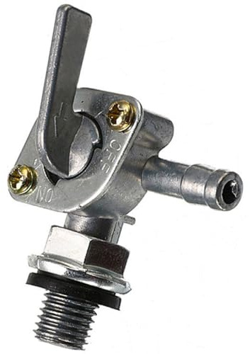 Grifo Gasolina Moto 10mm – Llave de Paso Universal para Motocicletas, Quad, Generadores y Karts – Válvula de Combustible de Metal y Plástico, Interruptor de 90° – Repuesto para Tanques de Gasolina