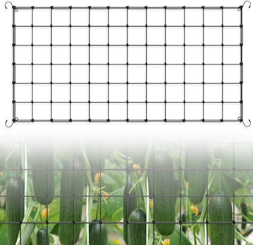 Red de Tienda de Cultivo,Red de Cultivo para jardín,（120 ×60 cm） Red para Cultivos para Plantas,Malla elástica con 4 Ganchos,para hortalizas,Frutas y Flores,para,jardín y Balcones,Patio,jardinería