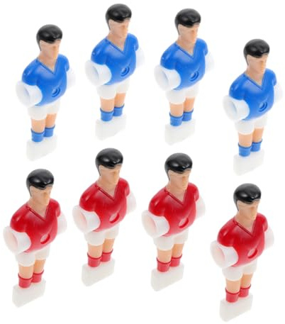 iplusmile 8piezas Figuras de Futbolín Jugadores de Fútbol de Resina Accesorios para Futbolín Muñecos Futbolistas para Mesa