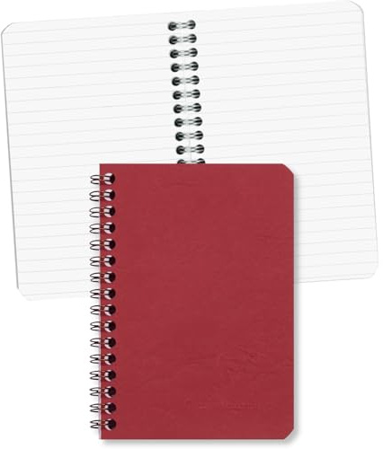 Clairefontaine 785962C Nomaddict Carnet à Spirale Rouge - 9x14 - 100p ligné