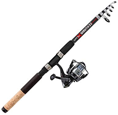 Jenzi Combo Tele Centurio, WG: 20-50g, Länge: 2,70m Transportlänge: 61cm, Gewicht: 445g, Teile: 6 +Jenzi Valerio LT 2500, inkl. Schnur
