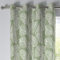 Fusion - Matteo - Coppia di tende con occhielli, 100% cotone, 117 x 183 cm, colore: Verde