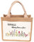 Papierdrachen Jutetasche Frühling - Geschenk und Dekoration zu Ostern - Happiness - Set 02