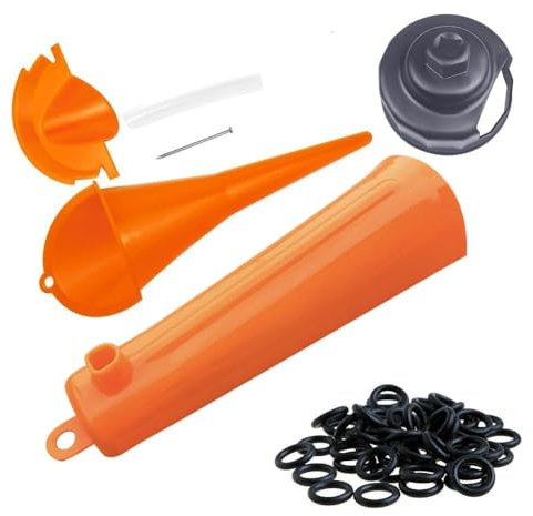 Kit cambio olio per strumento Harley, chiave filtro olio, set di imbuti olio, imbuto olio per custodia primaria, 50 pezzi 11105 tappo di scarico O-Ring