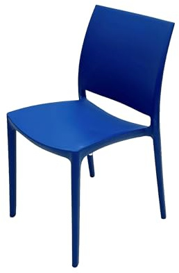 BE Furniture Blue Plastic Stacking Chairs, School Chairs, Restaurant Chair, Garden Chair, Commercial Grade