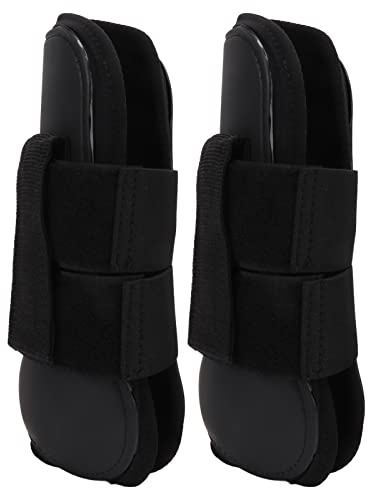 Botas profesionales XL de protección para patas delanteras de caballo, soporte de tendón de alto rendimiento para montar y saltar competitivos, ajuste seguro, equipo de protección para deportes