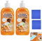 Bodenreiniger 2 Stück,Holzboden Reiniger 100 Ml Leistungsstarker Bodenreiniger, Mehrzweck-Bodenreinigung,Powerful Decontamination Floor Cleaner Polieren Und Aufhellen Von Fliesen