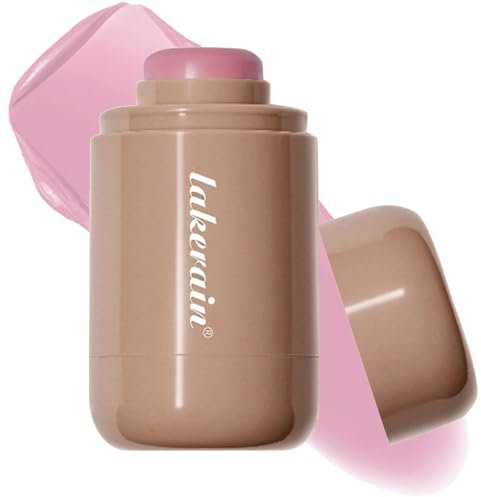 Cream Blush stick, Natural-Looking Matte Finish Makeup Blush stick, Hydrating Long Lasting Lightweight Blendable Blush for cheeks (#1 Soft Pink, 1 PC)