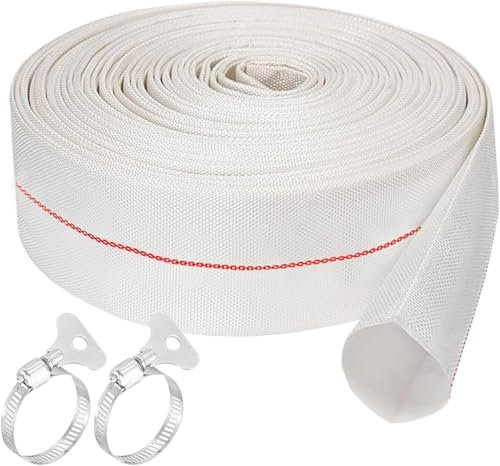 Tubo Pompa Sommersa Industriale 1 Pollici 10M Tubo Acqua Flessibile per Pompa Sommersa o Pompe per Acque Sporche(25mm, 10)