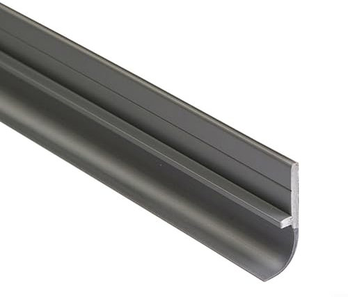 Sello inferior de puerta para reducción de ruido y protección contra el agua, el polvo y las hojas (gris)