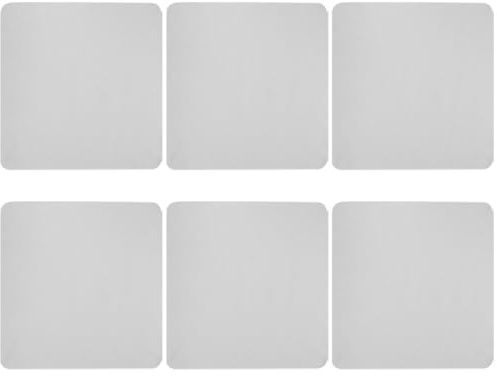MAJORMENCH Lot de 6 Chiffons de Nettoyage en Tissu pour Lunettes et Écrans d'Ordinateur, Portable Enlever la Saleté, pour Étui à Lunettes ou Paquet Photo