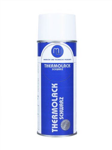 MW Auspufflack Thermolack Motorlack Autolack Spray schwarz bis 600°C 400ml