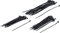 BGS Diy 1789 | Kabelbinder-Sortiment | 75-tlg. | schwarz | 100 - 120 - 200 mm | Set | Nylon