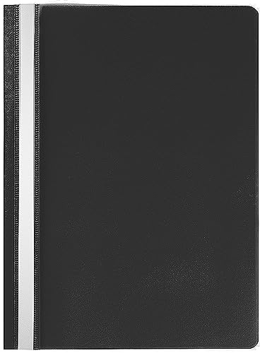 Q-Connect A4 Project Folder - Black (Pack of 25)