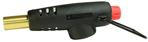 Proweltek PV900 Piezo Cannello da Cucina Ottone Nero 18 x 5 x 5 cm