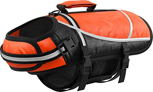 Knuffelwuff 13921-004 Hunde-Schwimmweste Storm mit Griff und Reflektoren größe: XL