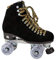 Moxi Skates - Panther - Lustige und modische Rollschuhe für Damen | Schwarzes Wildleder | Größe 6