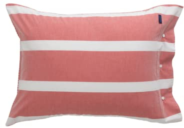 GANT Oxford Stripe Kissenhülle einzeln 80x80cm Farbe Bright RED