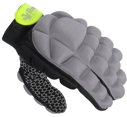Reece Gant de hockey - Gant Confort Full Finger - Boutons en Silicone pour une Meilleure Tenue et Une Protection Complète - Fermeture Velcro - Gant Gauche - Rose - Taille XXXS