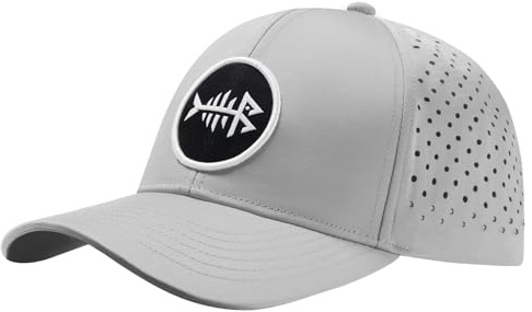 Bassdash UPF50+ Séchage Rapide Casquette de Baseball Imperméable Coupe Laser Mesh Snapback Chapeau Réglable pour Femme Pêche Randonnée Casquette de Baseball Femme et Homme FH14