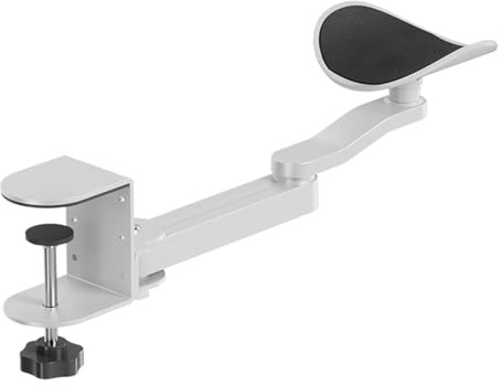 WJnflQN Extension de support pour bras - Pour bureau d'ordinateur - Accessoire de chaise réglable rotatif à 360 ° - Pour table de table - Manucure gauche/droite