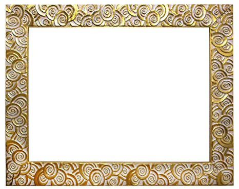 Barockrahmen Gold fein verziert 585 ORO, Leerrahmen 60x80 cm