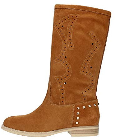 Nero Giardini E010301D Stivali Donna in Pelle - Tabacco 37 EU