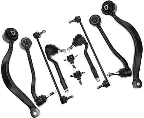Frankberg 10x Kit de bras de suspension Essieu Avant Compatibles avec X5 E53 3.0d 3.0i 4.4i 4.6is 4.8is 2000-2006 Remplacer# 32211096327