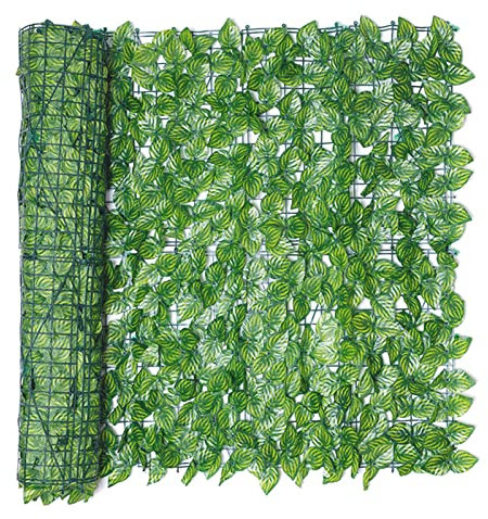 MUMIAO Privacidad Hiedra Artificial Pantalla Privacidad Hoja Artificial Decoración Proyección Jardín para Exteriores para Home Garden Balcón