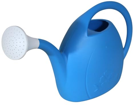 KEROPPA Regadera 3,5 L, Riego con Difusor, para Hogar o Jardines Pequeños, Material Reciclable, Resistente, Ligera, Verde Claro