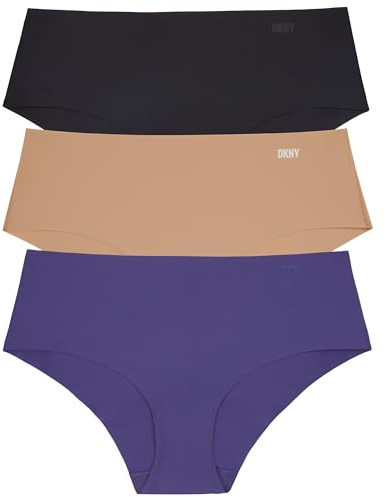DKNY Mujeres Litewear Hipster de Corte Libre, L Más