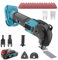 Cordless Multi Tool,Oscillating Tool-18V Multi-Use for Wood, Plastic, Compatible with Makita 18 V (1 Battery)