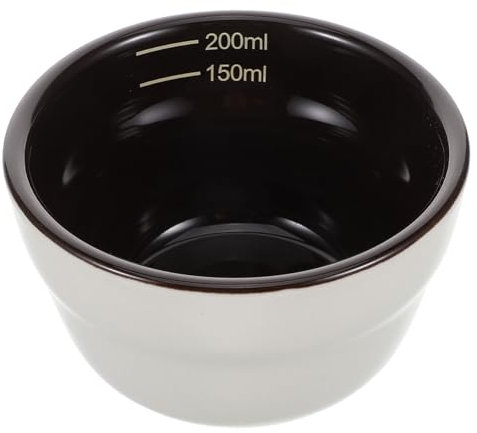CAXUSD Ciotola in Ceramica 200 Ml Per Coppettazione Del Caffè Misuratore Per Caffè Contenitore Misurazione E Degustazione Per Uso Domestico