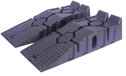 Cuneo di stabilizzazione per camper 2 pezzi Supporto for manutenzione auto in plastica antiscivolo Strumento di riparazione Piastra rampa Scala 3000 kg