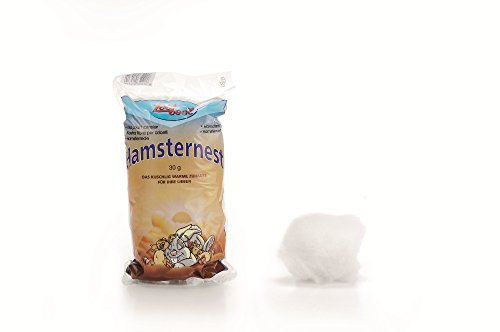 Beeztees 810860 Hamsterwatte 30 gram, weiß