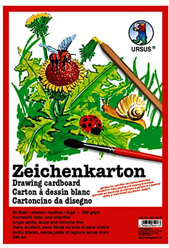 Zeichenkarton 200 g/qm DIN A4 - 25 Blatt