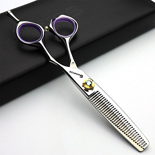 japonais 6' populaire Coiffeur Ciseaux Coiffeur Studio Professional outils de modelage Ciseaux à effiler Série Keluo étoiles Violet