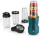 KOCHWERK Smoothie Maker 12-tlg | To-Go Deckel & 4 Mixbehälter | Für Obst, Gemüse & Nüsse | Mit Ice-Crush Funktion | Mini-Standmixer zum Mixen, Rühren, Zerkleinern, Mahlen, Hacken & Pürieren | BPA-Frei
