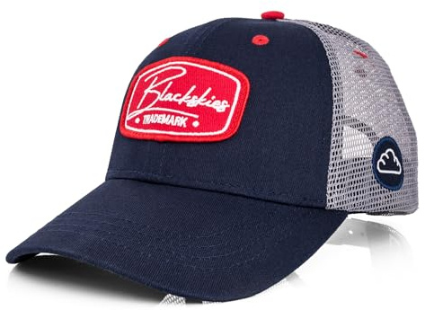 Blackskies Race Baseball cap | Uomo Donna Premium Trucker cap | Snapback Visiera Cappellino Basecap Blu - Streetwear Outdoor Estate Tempo Libero