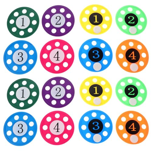 Warmhm 16pièces Coffret de Disques Numérotés pour Plongée Piscine Jouets de Plongée Coulants pour Garçon Fille Apprentissage Natation Outils Entraînement
