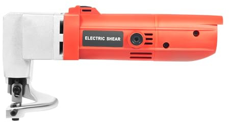 Cisaille Électrique À Tôle 500W, Grignoteuse Métal Portative 2000 Tr/Min, Coupe Acier Doux 2.5mm Inox 1.5mm, Moteur Cuivre Antipoussière, Découpe Tôle Aluminium Fer, Cordon 1.8m 29x12cm