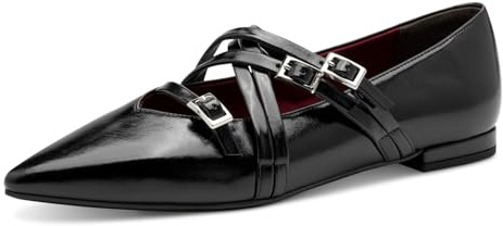Tamaris Ballerines pour Femme 1-22160-45, Noir, 39 EU