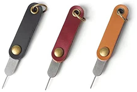 Huudngeje 3 Piezas Expulsar Bandeja de Tarjeta SIM Herramienta de Llave de Aguja de Pin Abierto para TeléFono MóVil Universal Herramienta de ExtraccióN de Tarjeta SIM PortáTil