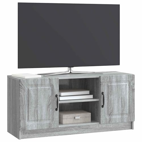 vidaXL TV-skåp Grå sonoma-ek 102 x 34,5 x 47 cm Konstruerat trä